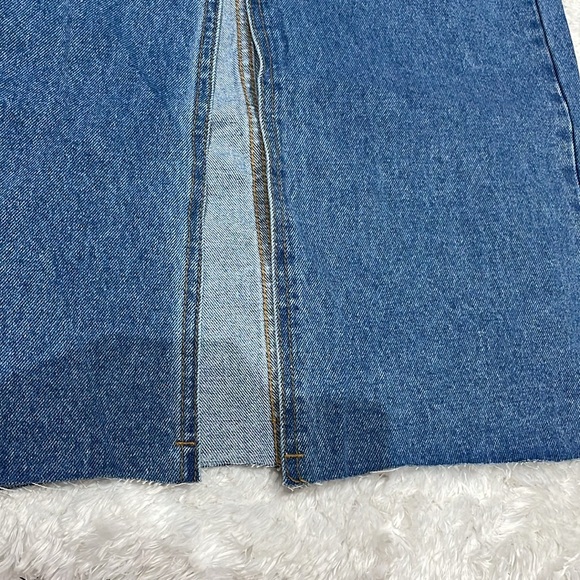 Midi Jean skirt size Large - Picture 4 of 4